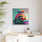 Sanctuary of Color, Art Print — Colorful Modern Wall Canvas