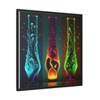 Three States of Flow, Art Print — Colorful Modern Wall Canvas