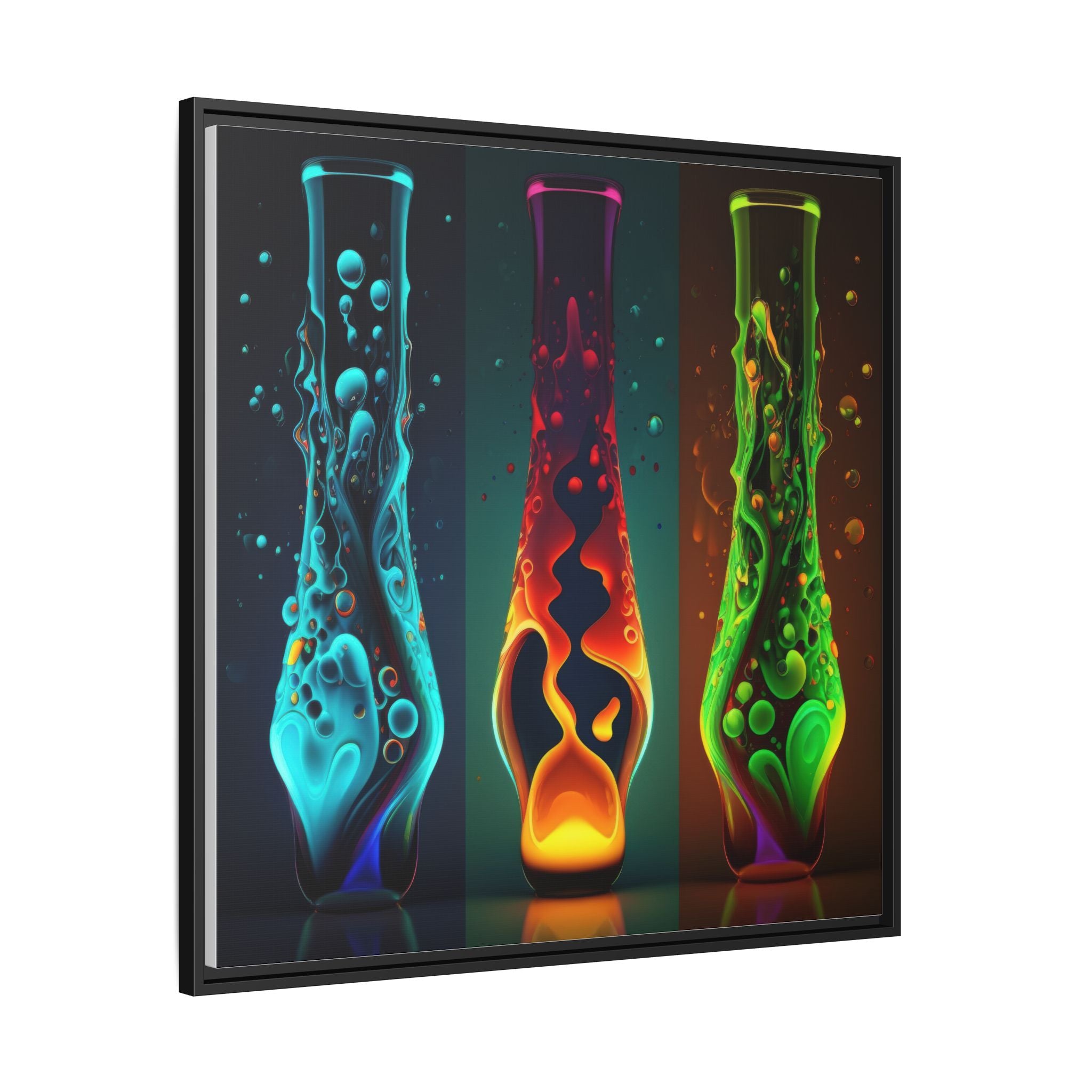 Three States of Flow, Art Print — Colorful Modern Wall Canvas
