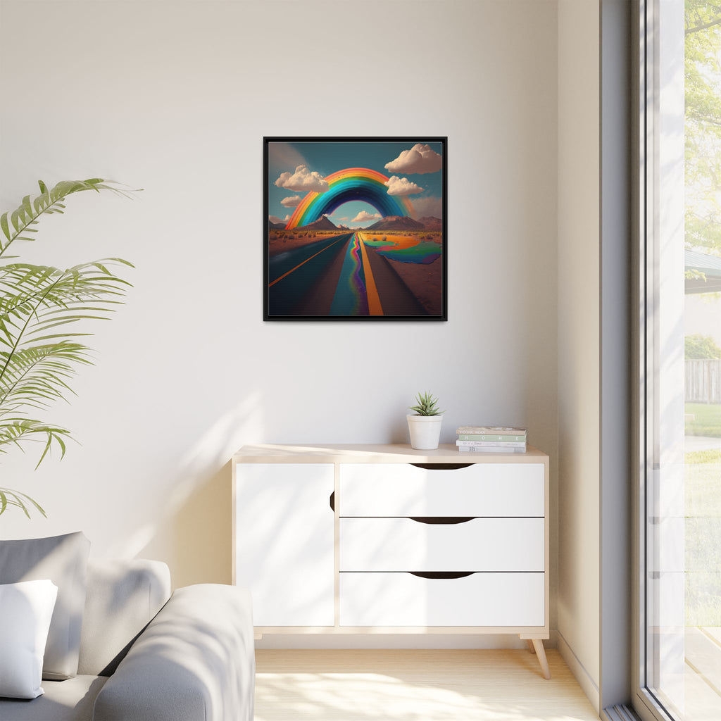 Road to Color, Art Print — Colorful Modern Wall Canvas