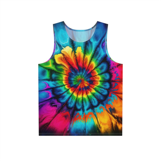 Bold And Beautiful Tie Dye Style Two Men's Tank (AOP)