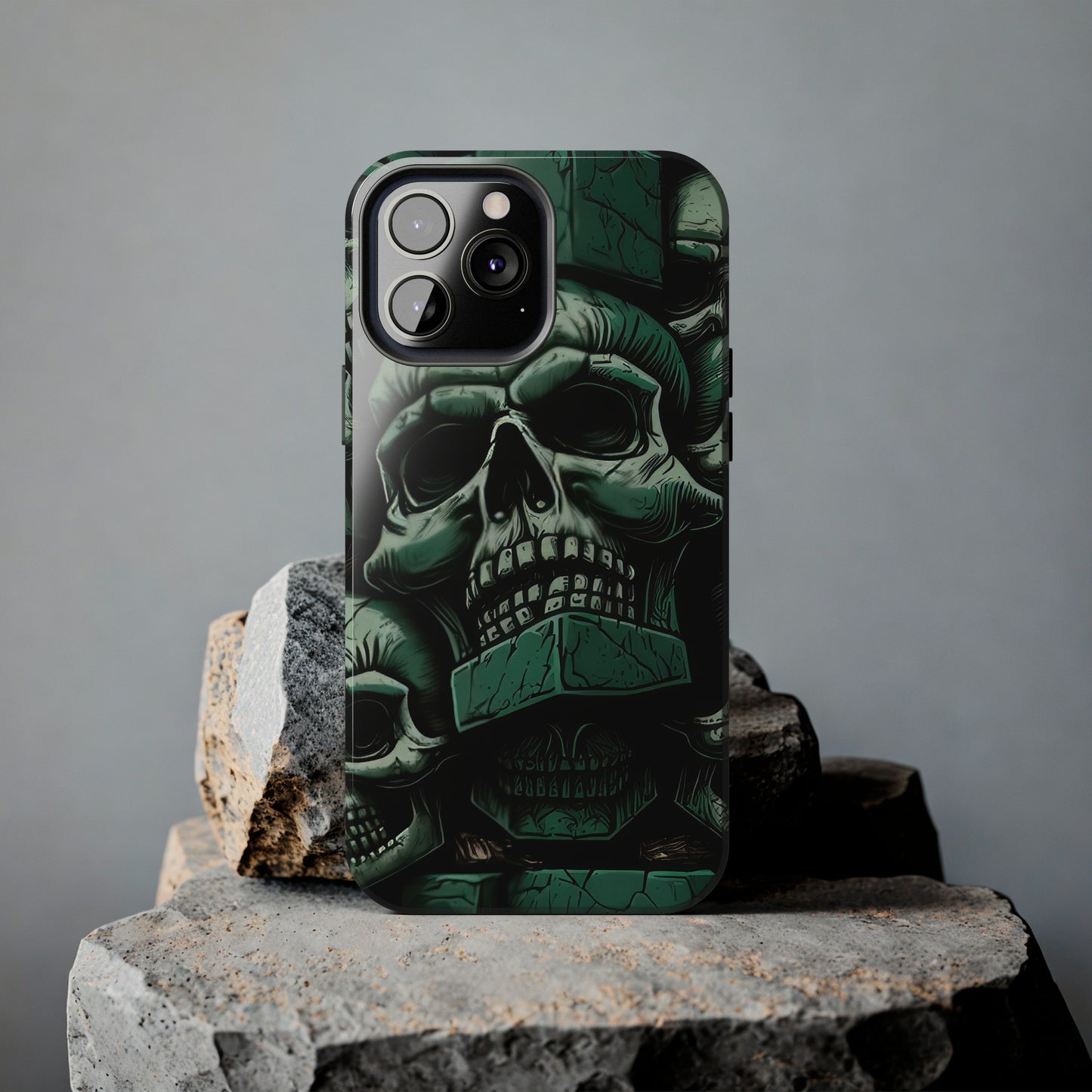 Metallic Chrome Skulls and classic Designed 15 Tough Phone Cases