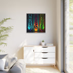 Three States of Flow, Art Print — Colorful Modern Wall Canvas