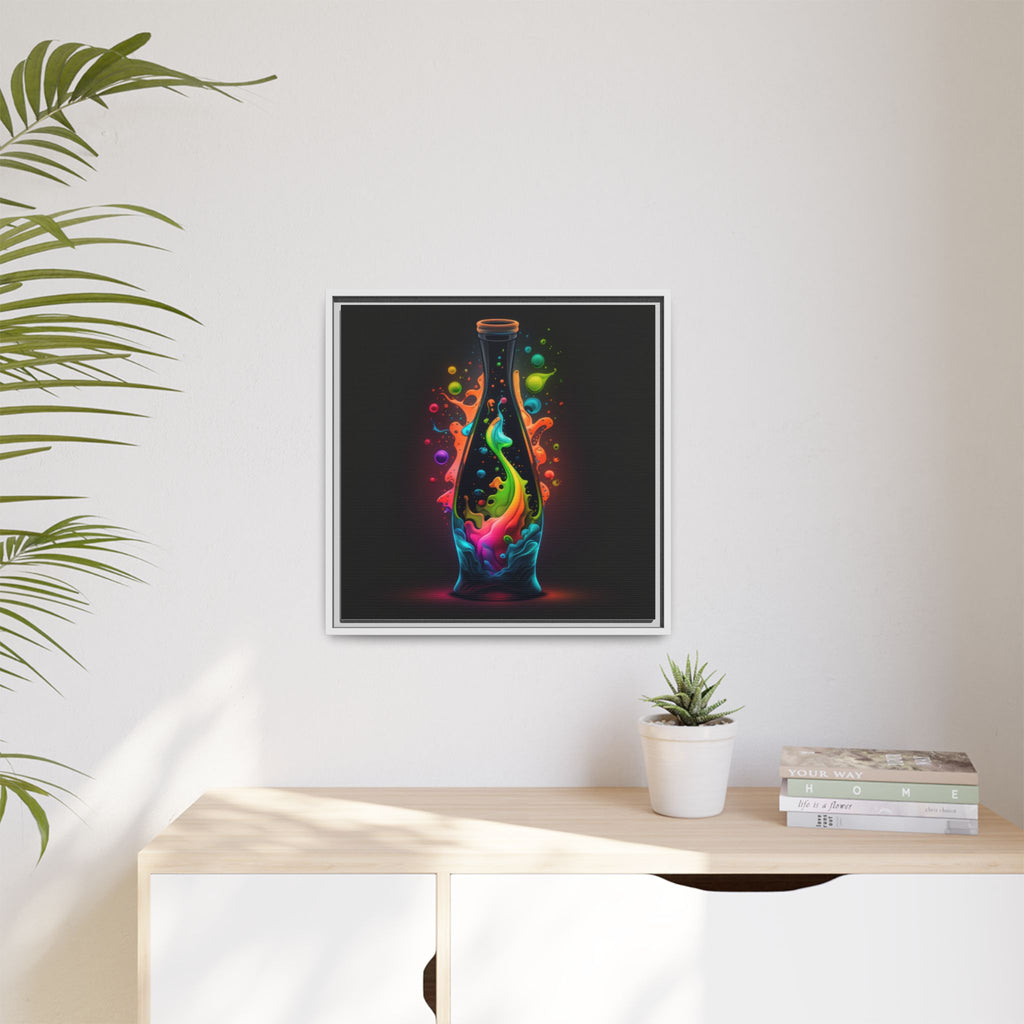 Chromatic Ascent, Art Print — Colorful Modern Wall Canvas