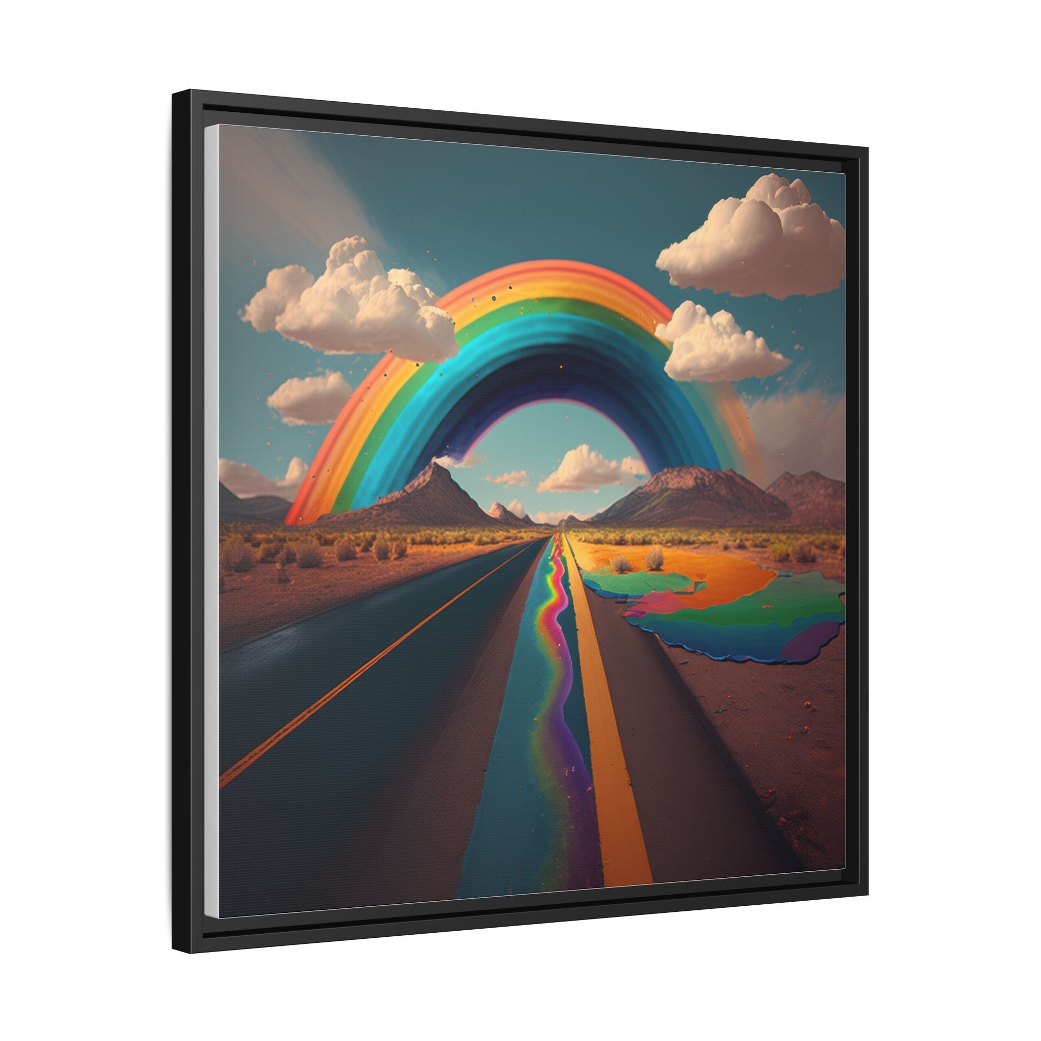 Road to Color, Art Print — Colorful Modern Wall Canvas