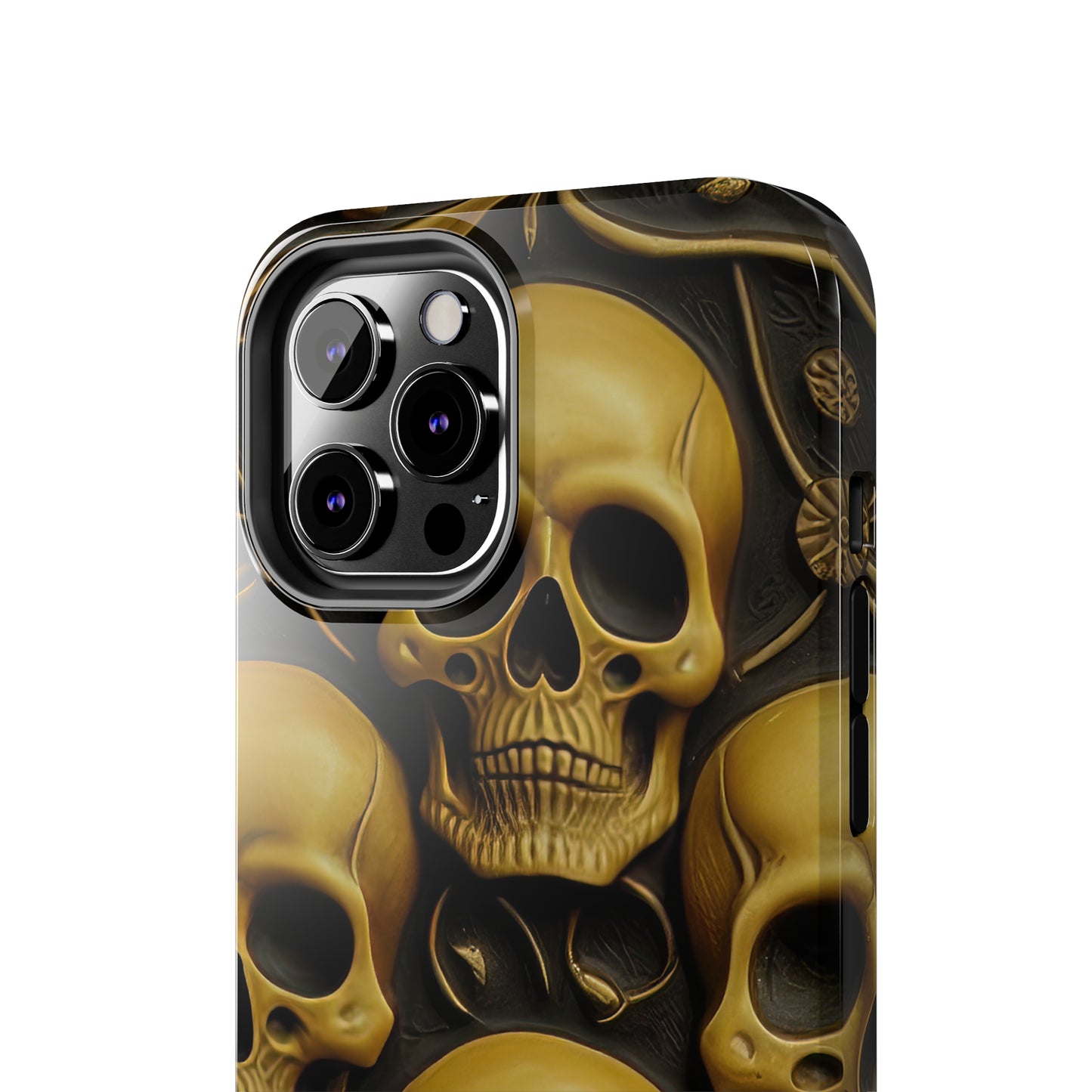 Metallic Chrome Skulls and classic Designed 18 Tough Phone Cases