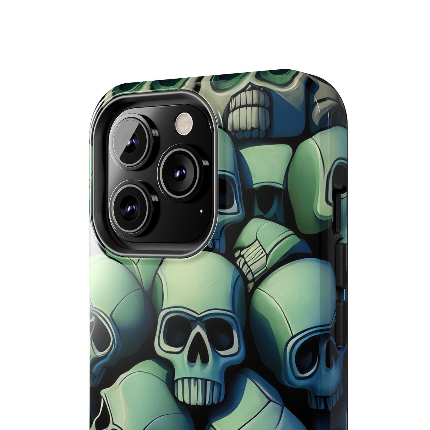 Metallic Chrome Skulls and classic Designed 10 Tough Phone Cases