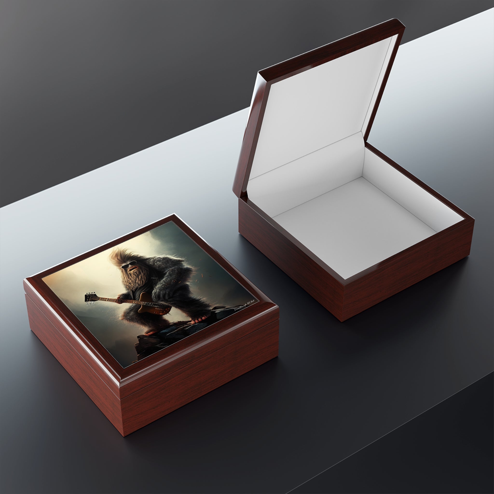Rockin’ Sasquatch: The Legend of the Mountain Jam Jewelry- Stash -Collection Box