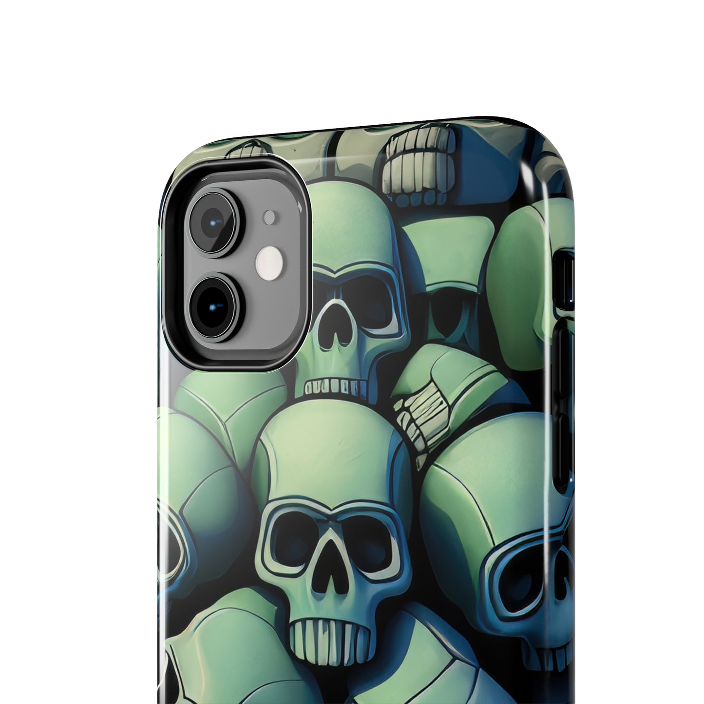 Metallic Chrome Skulls and classic Designed 10 Tough Phone Cases