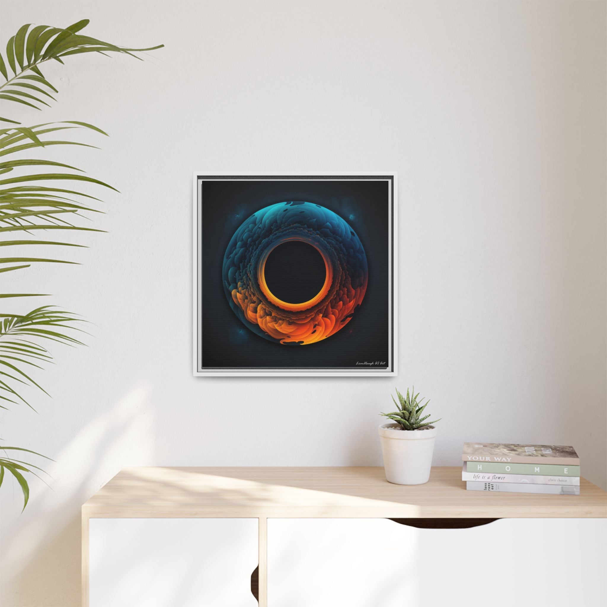 Molten Silence, Art Print — Colorful Modern Wall Canvas