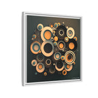 Concentric Harmony, Art Print — Colorful Modern Wall Canvas
