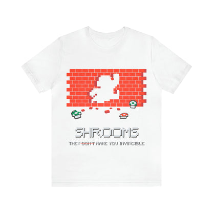 Shrooms, They Make You Invincible, Unisex Jersey Short Sleeve Tee