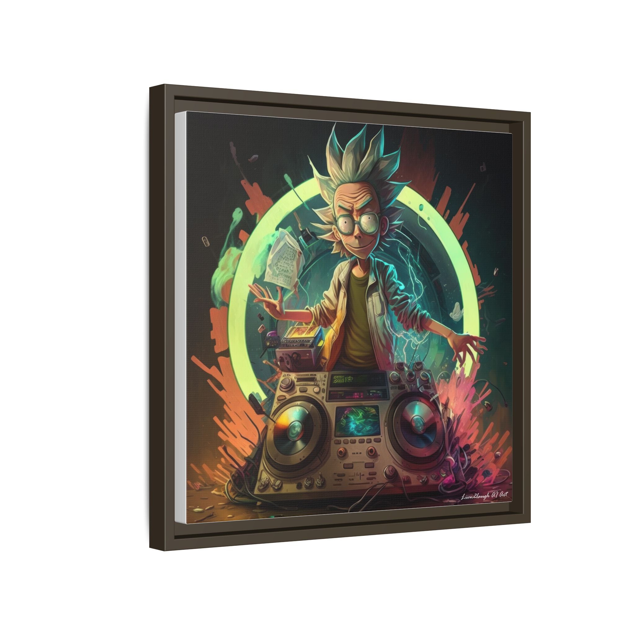 Frequency of Genius, Art Print — Colorful Modern Wall Canvas