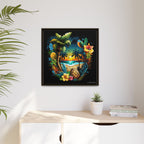 Island Rhythm at Dusk, Art Print — Colorful Modern Wall Canvas