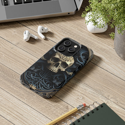 Metallic Chrome Skulls and classic Designed 6 Tough Phone Cases