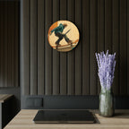 Skateboarding Anytime Style 1 Wall Clock