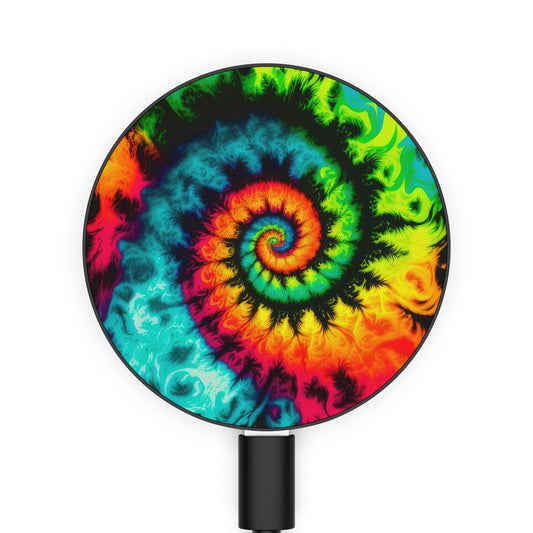 Bold And Beautiful Tie Dye Style 3 Magnetic Induction Charger