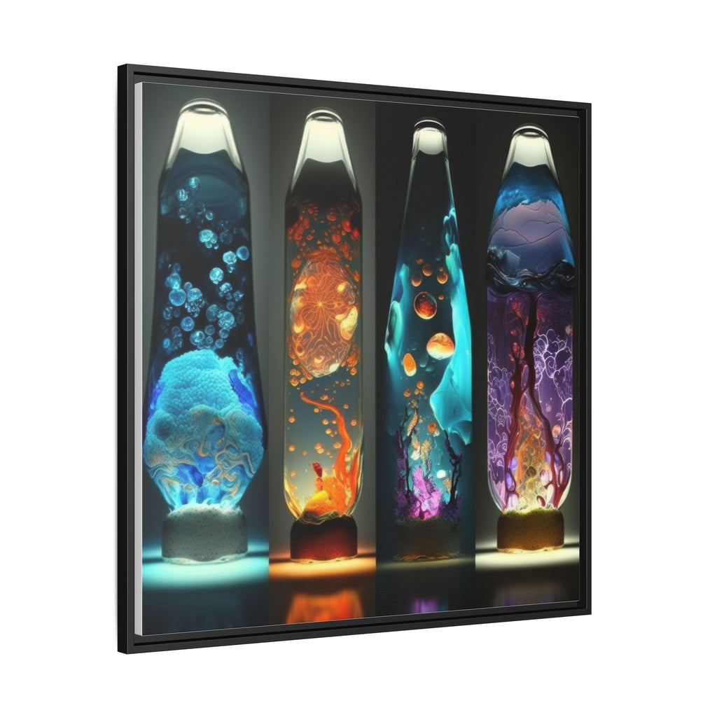 Elemental Currents, Art Print — Colorful Modern Wall Canvas
