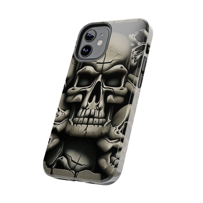 Metallic Chrome Skulls and classic Designed 12 Tough Phone Cases