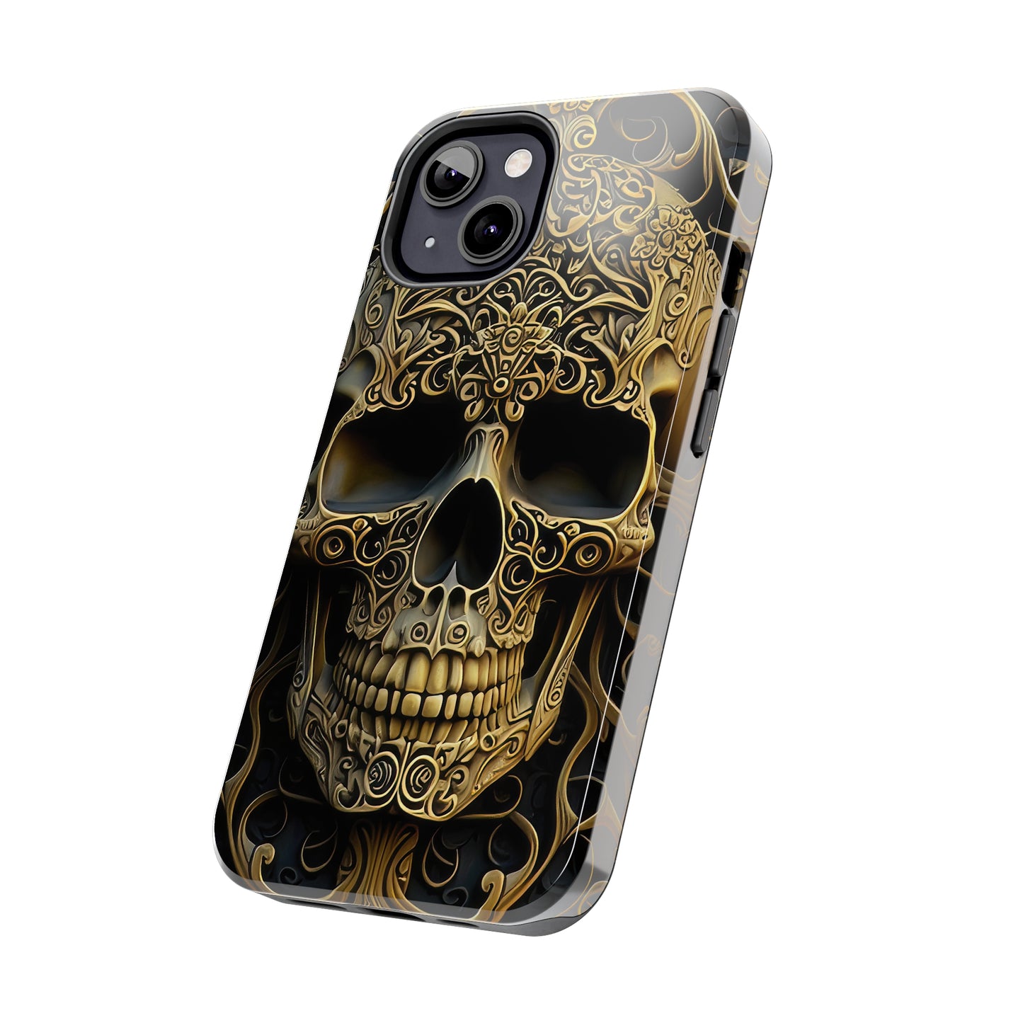 Metallic Chrome Skulls and classic Designed 4 Tough Phone Cases