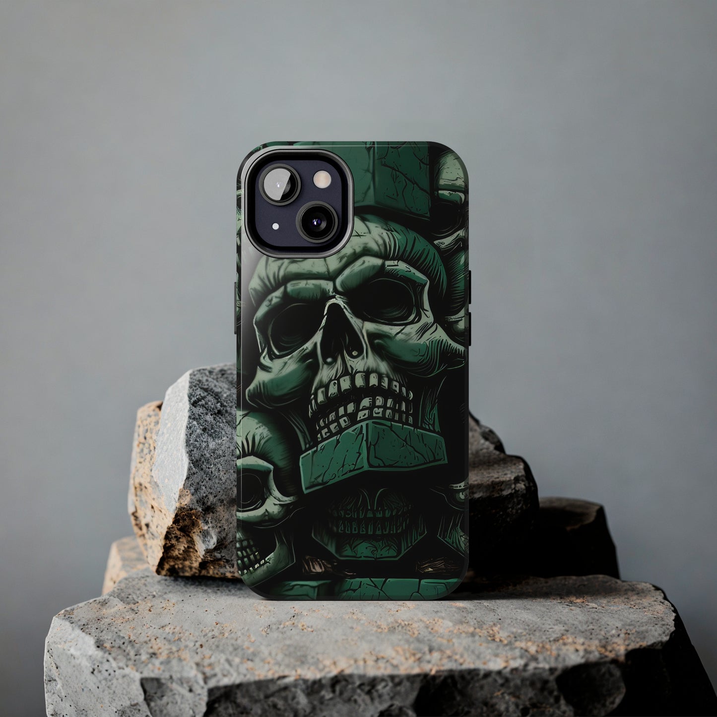 Metallic Chrome Skulls and classic Designed 15 Tough Phone Cases