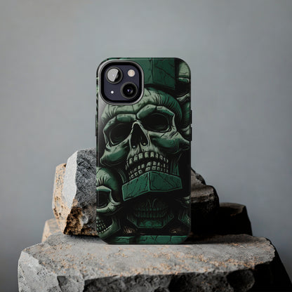 Metallic Chrome Skulls and classic Designed 15 Tough Phone Cases