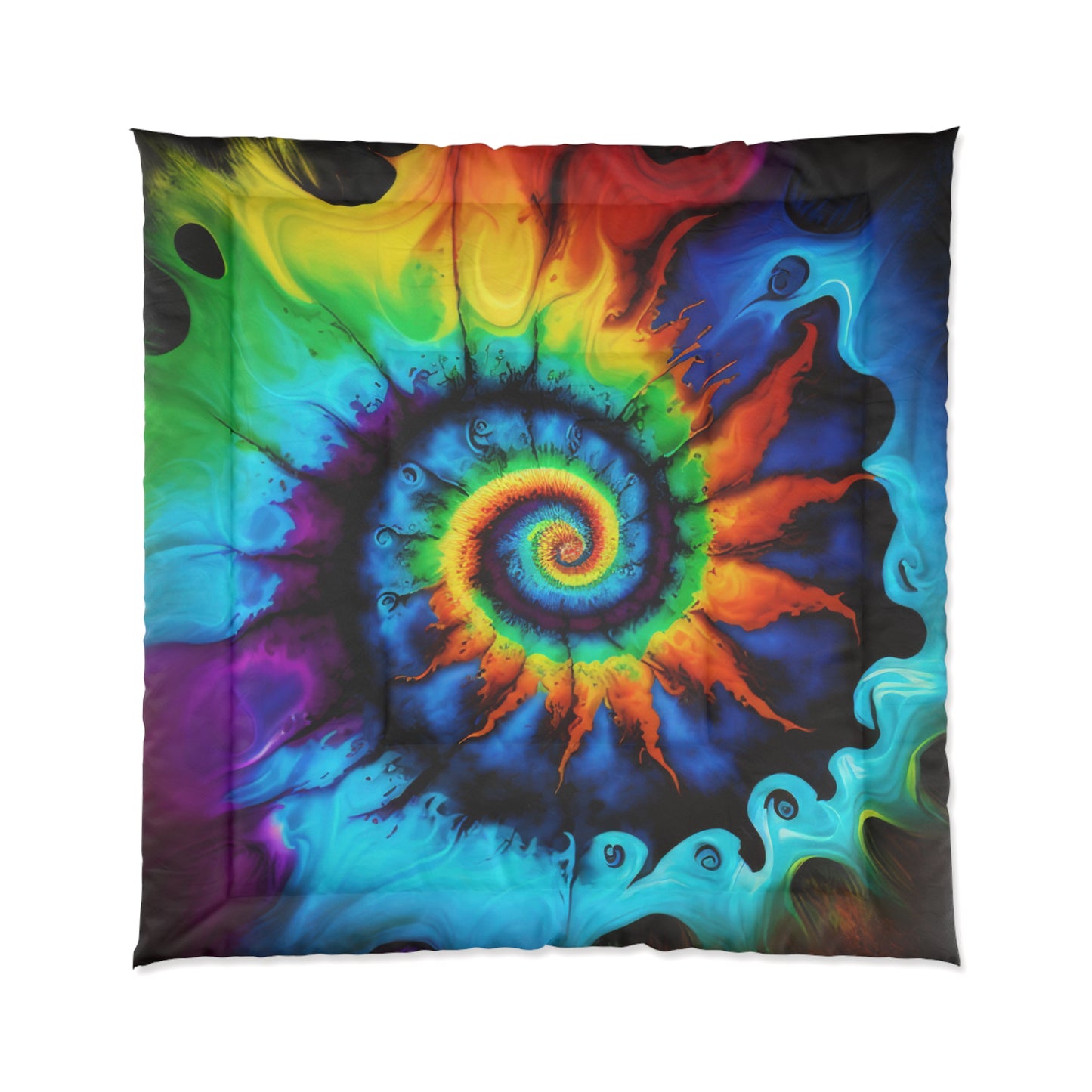 Bold And Beautiful Tie Dye Style One Comforter