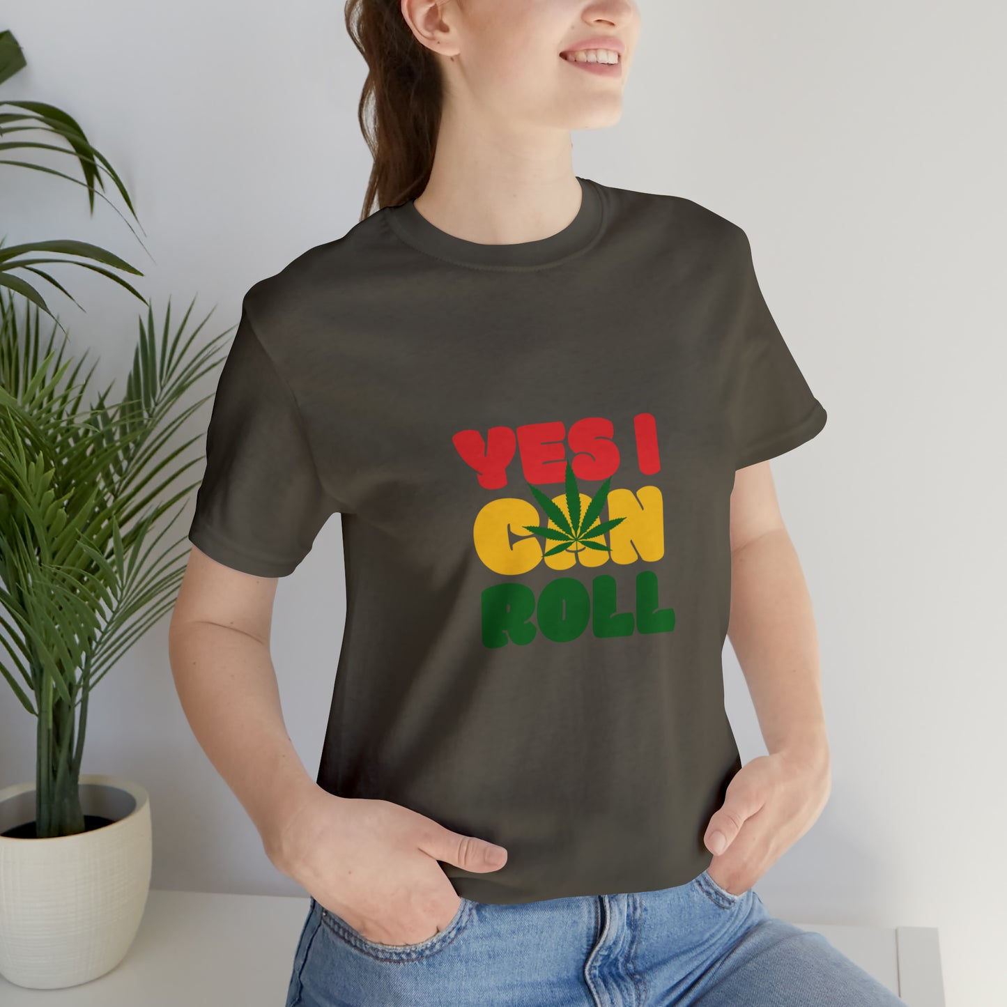 Yes, I Can Roll, Unisex Jersey Short Sleeve Tee