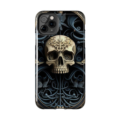 Metallic Chrome Skulls and classic Designed 6 Tough Phone Cases