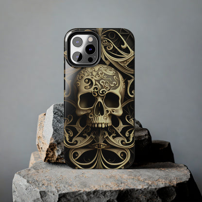 Metallic Chrome Skulls and classic Designed 7 Tough Phone Cases