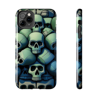 Metallic Chrome Skulls and classic Designed 10 Tough Phone Cases