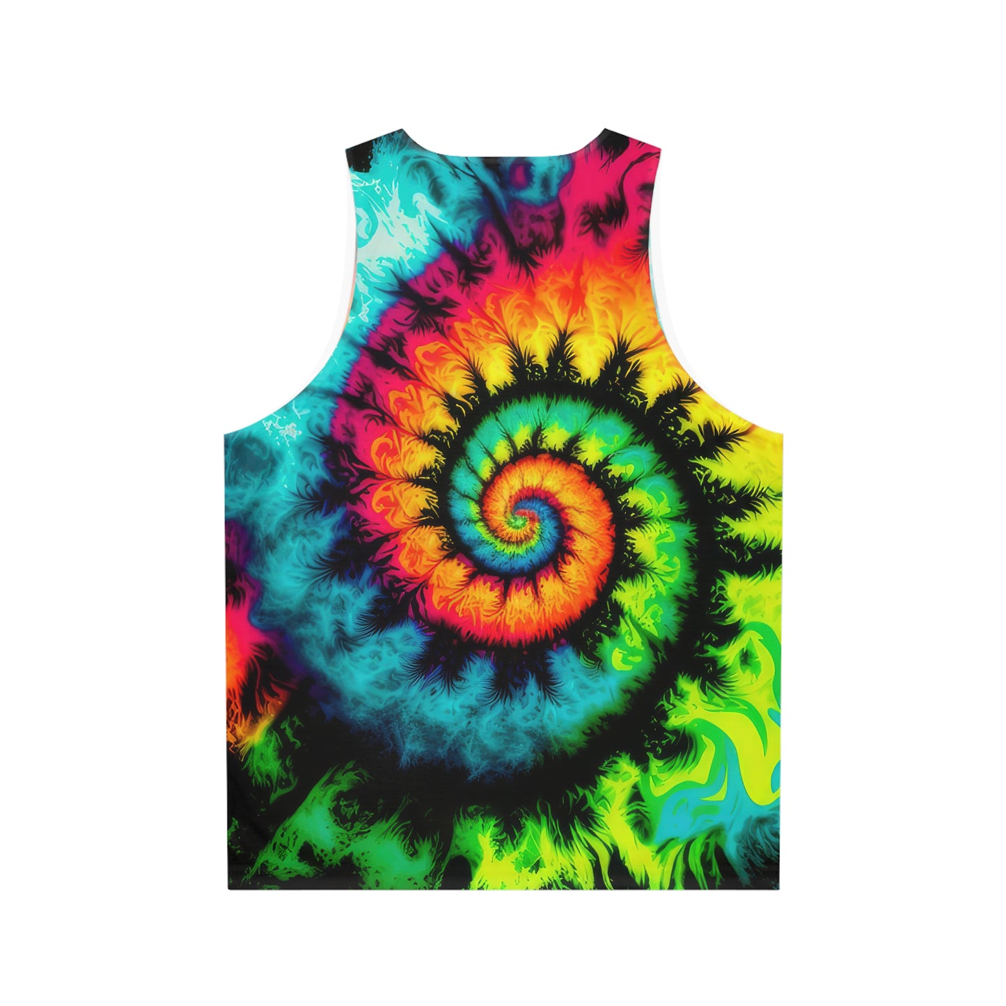 Bold And Beautiful Tie Dye Style Three Unisex Tank Top (AOP)