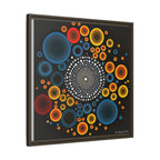 Gilded Tide, Art Print — Colorful Modern Wall Canvas