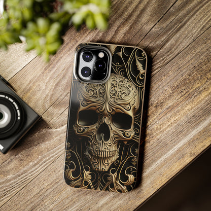 Metallic Chrome Skulls and Classic Designed 8 Tough Phone Cases