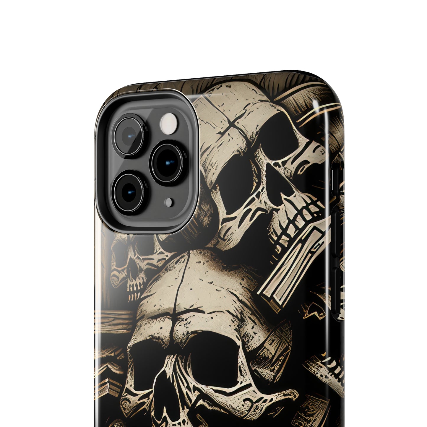 Metallic Chrome Skulls and classic Designed 14 Tough Phone Cases