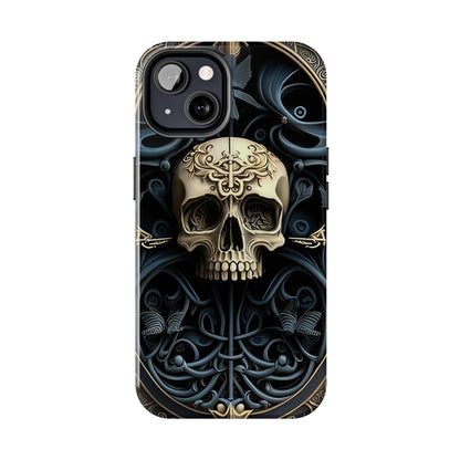 Metallic Chrome Skulls and classic Designed 6 Tough Phone Cases