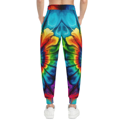 Bold And Beautiful Tie Dye Style Two, Athletic Joggers (AOP)