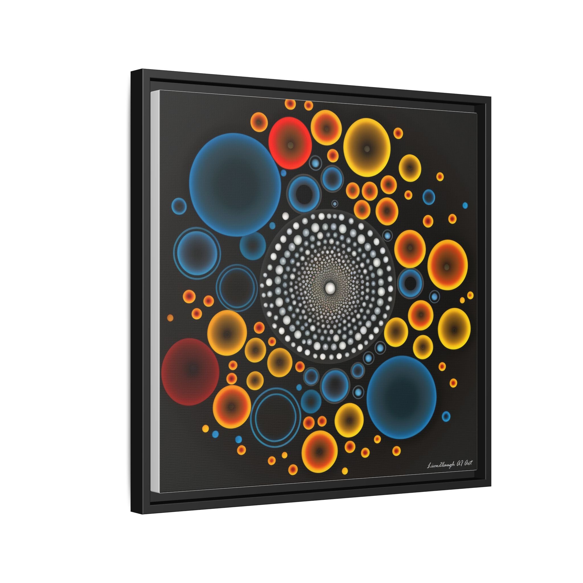 Gilded Tide, Art Print — Colorful Modern Wall Canvas