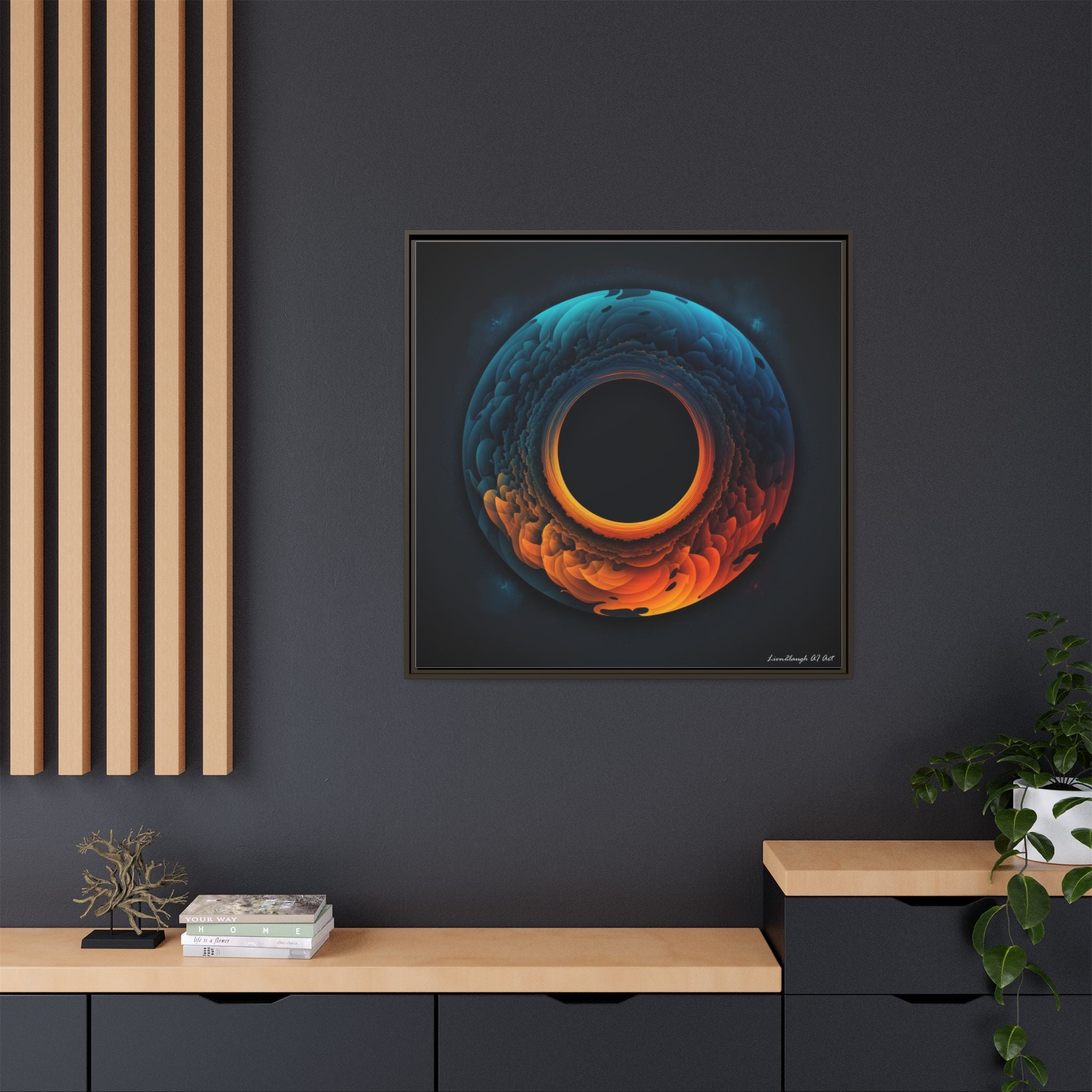 Molten Silence, Art Print — Colorful Modern Wall Canvas