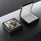 Honeycomb With Beautiful flower And Bee Jewelry Box