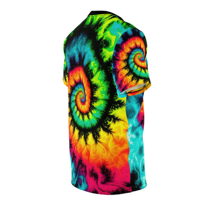 Bold And Beautiful Tie Dye Style Two Unisex Cut & Sew Tee (AOP)