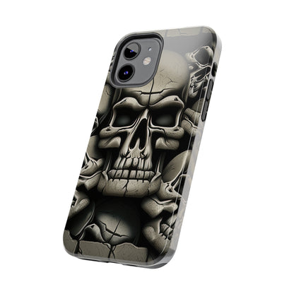 Metallic Chrome Skulls and classic Designed 12 Tough Phone Cases