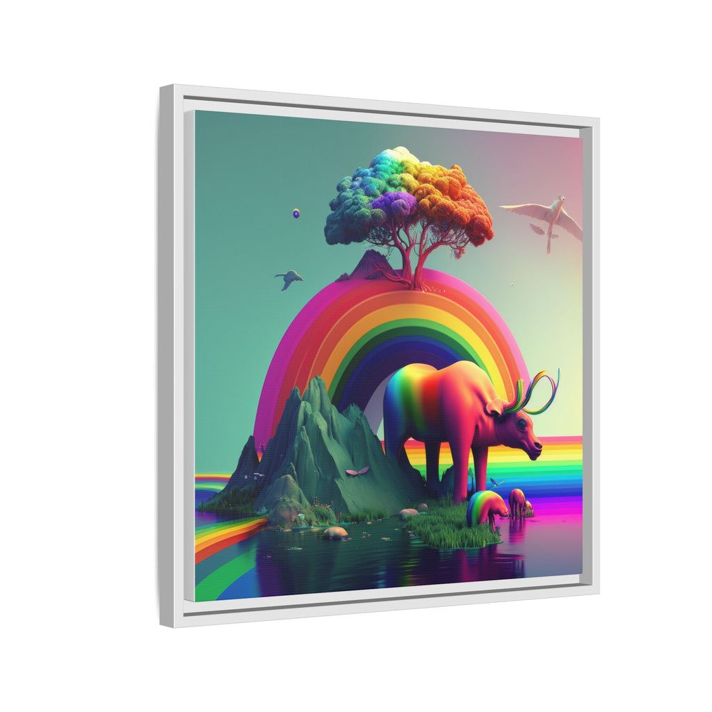 Sanctuary of Color, Art Print — Colorful Modern Wall Canvas