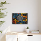 Harmonic Orbits, Matte Canvas, Framed (Multi-color)