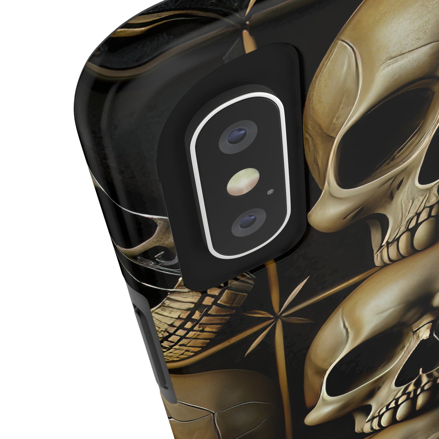 Metallic Chrome Skulls and classic Designed 19 Tough Phone Cases