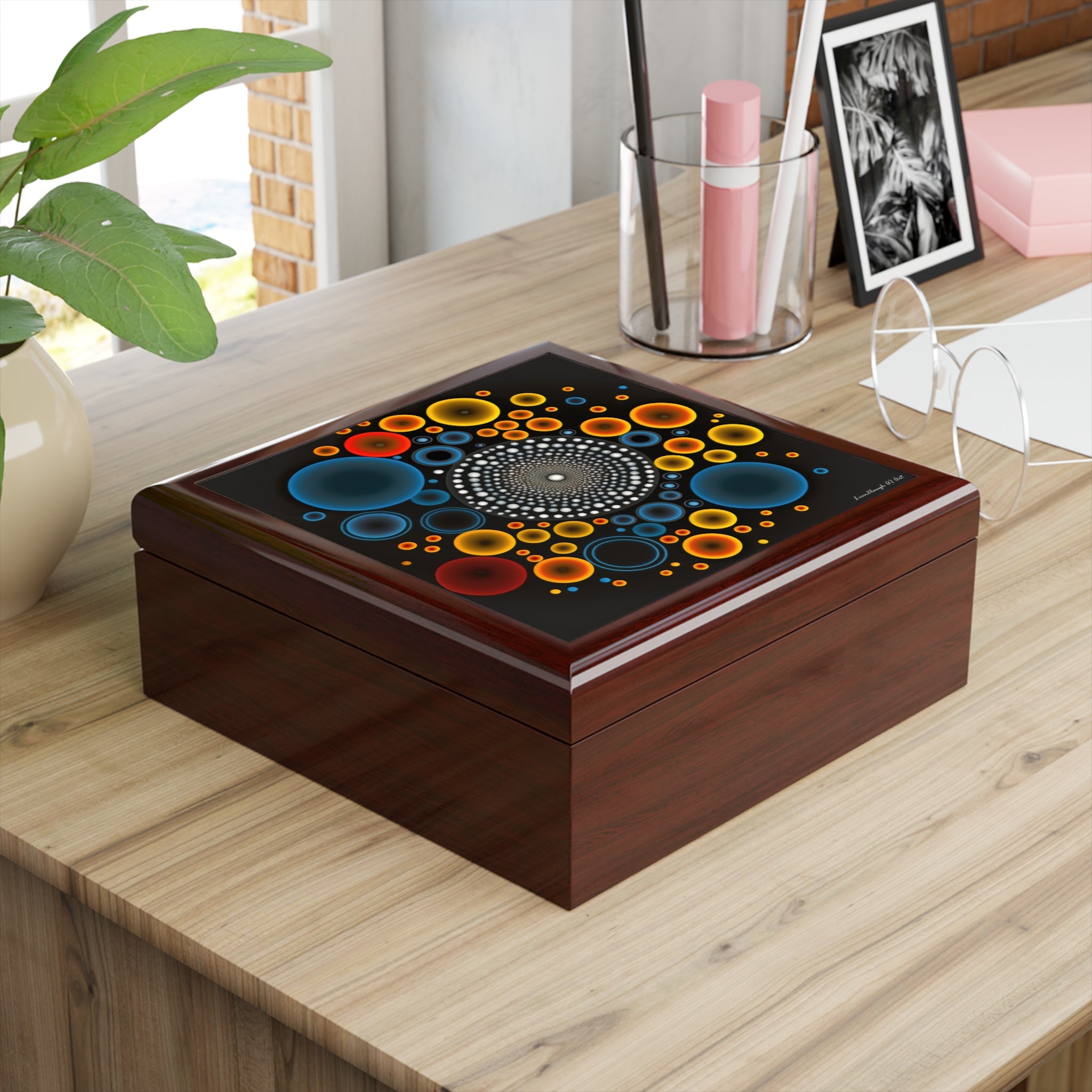 Harmonic Orbits,Jewelry- Stash -Collection Box