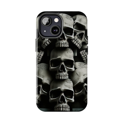 Metallic Chrome Skulls and classic Designed 11 Tough Phone Cases