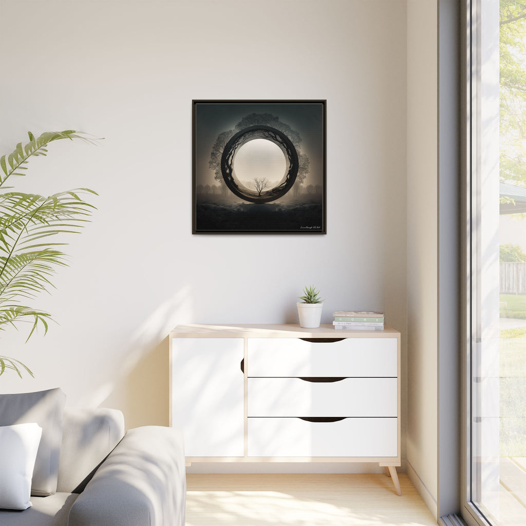 Circle of Stillness, Art Print — Colorful Modern Wall Canvas