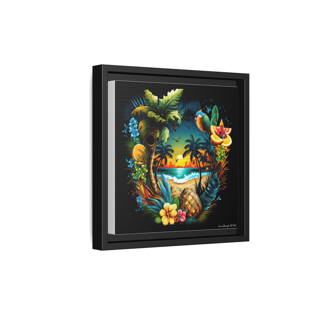 Island Rhythm at Dusk, Art Print — Colorful Modern Wall Canvas