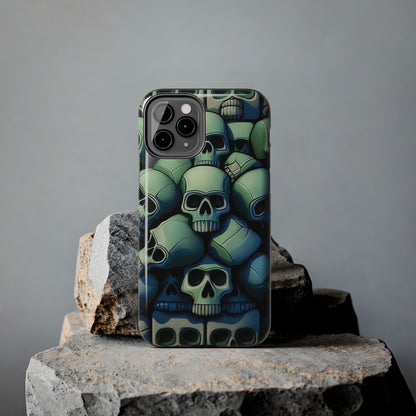 Metallic Chrome Skulls and classic Designed 10 Tough Phone Cases